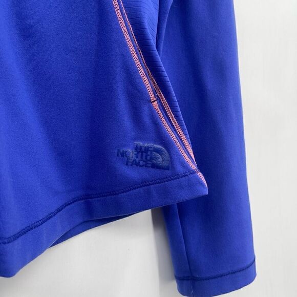 The North Face Blue Orange Short Sleeve Full-Zip Activewear Jacket Small - Picture 2 of 6
